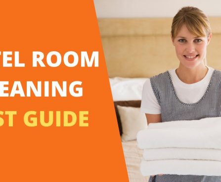Hotel room cleaning procedure