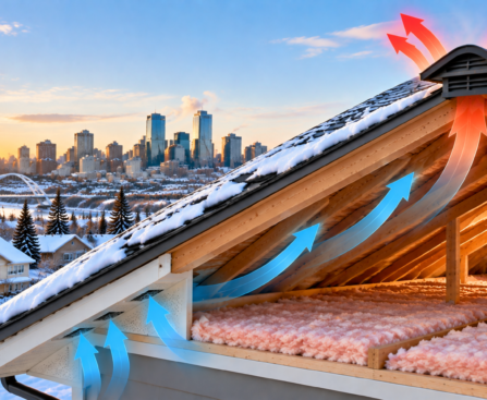 Attic ventilation in Edmonton